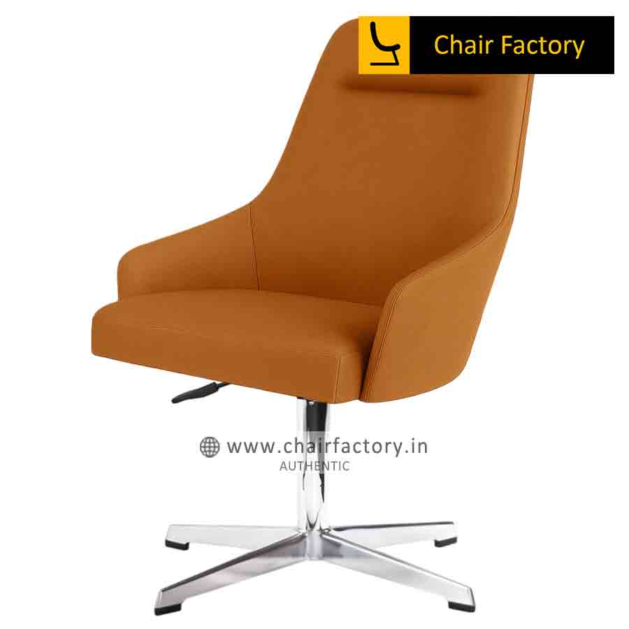Cusack High Lounge chair Tan